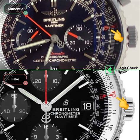 real vs fake breitling watches